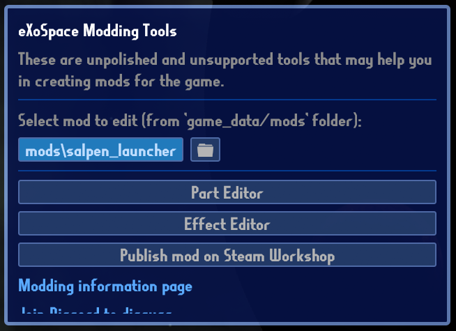 Modders tools
